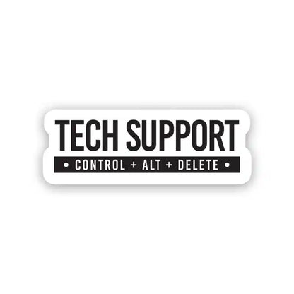 Tech Support – Laptop Sticker