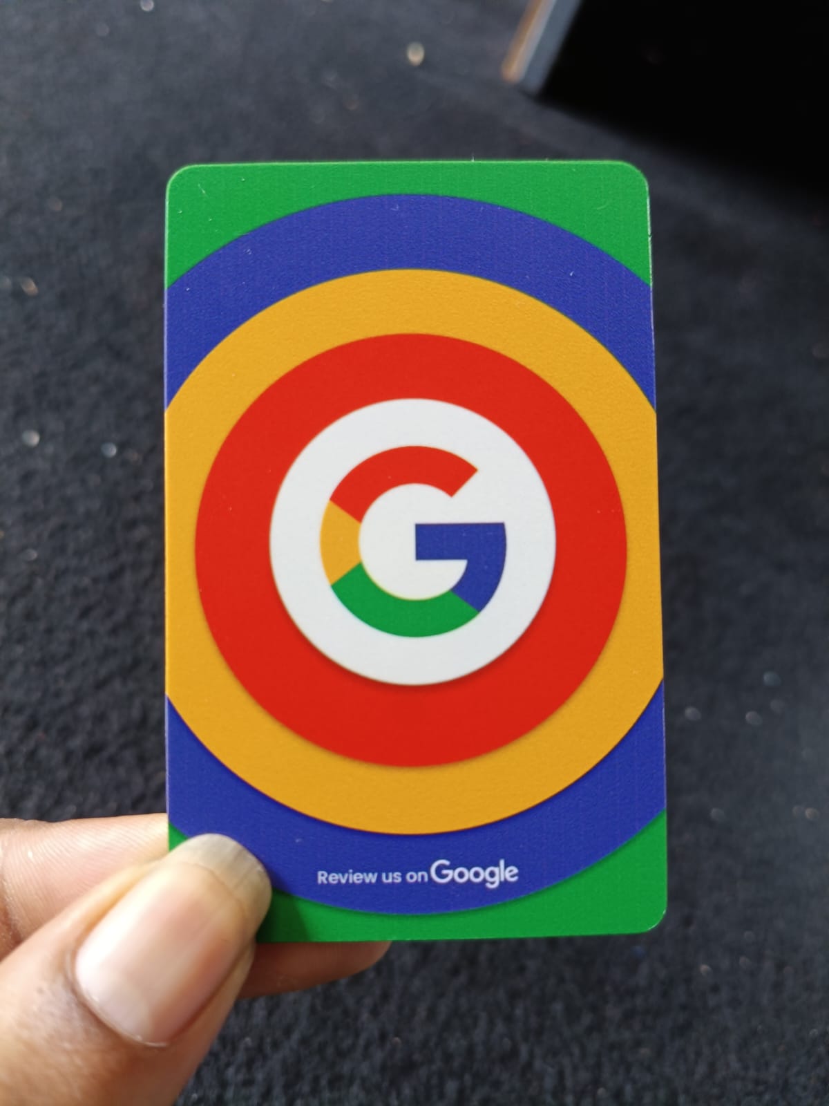 NFC + QR Code Google Review Card