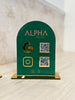 Customised Acrylic Stand 2 QR With NFC