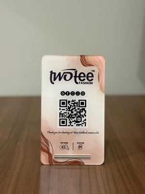 Customized Detachable acrylic 1 qr standa