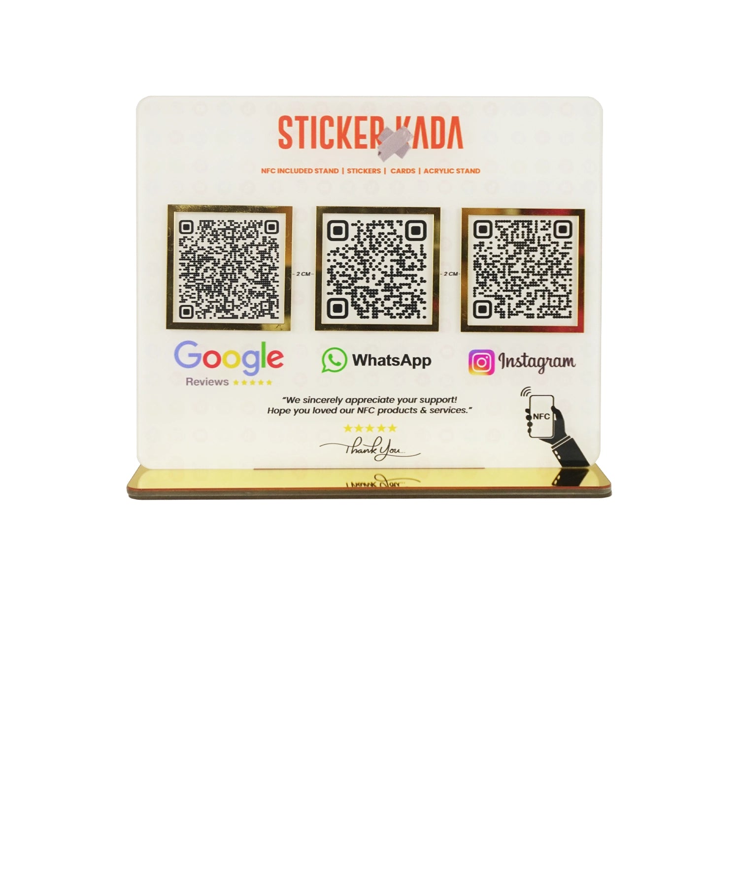 Customised-Acrylic-Instagram-Facebook-&-Google-Review-all-in-one-Stand-image4