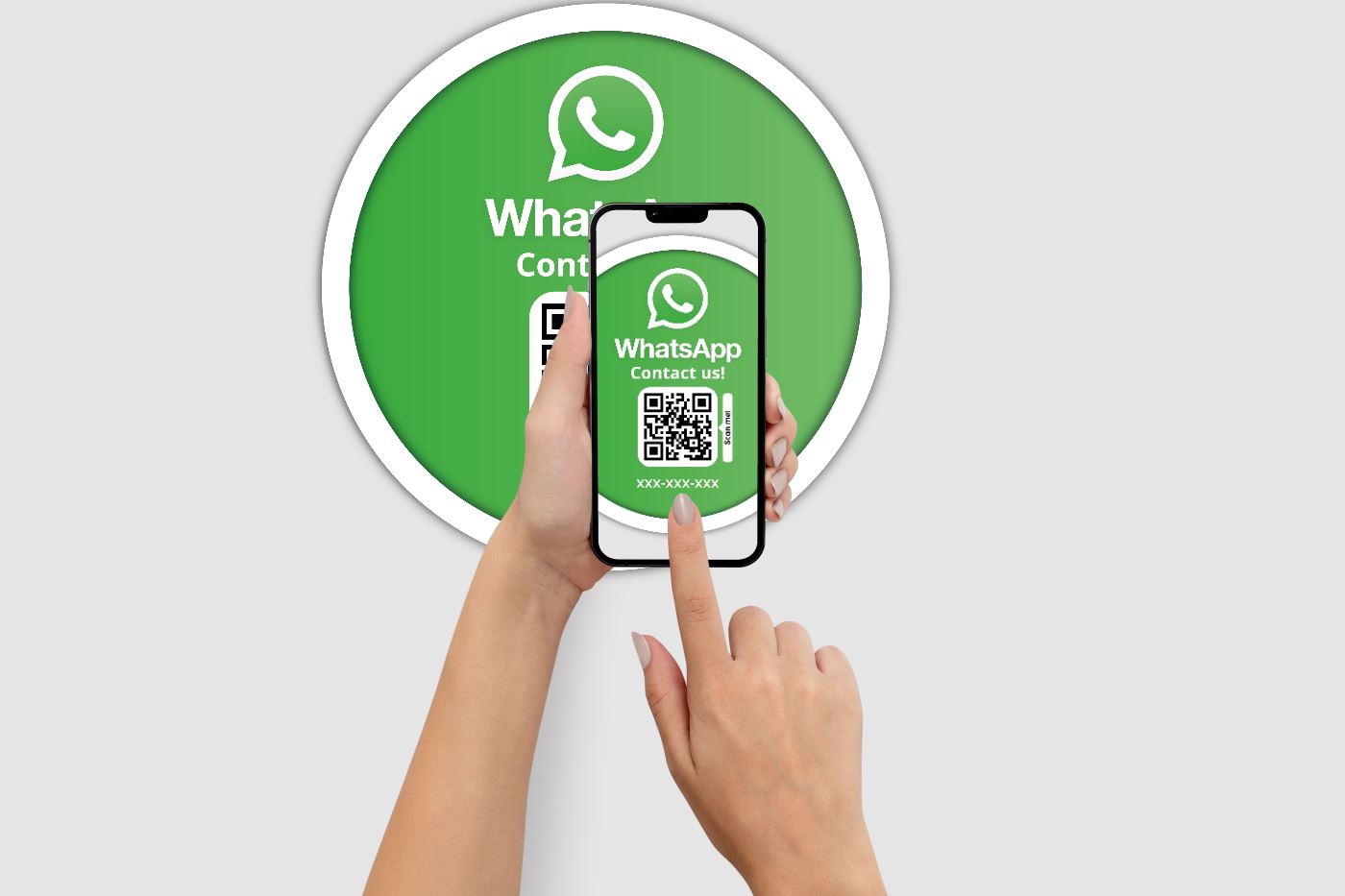 WhatsApp Sticker round