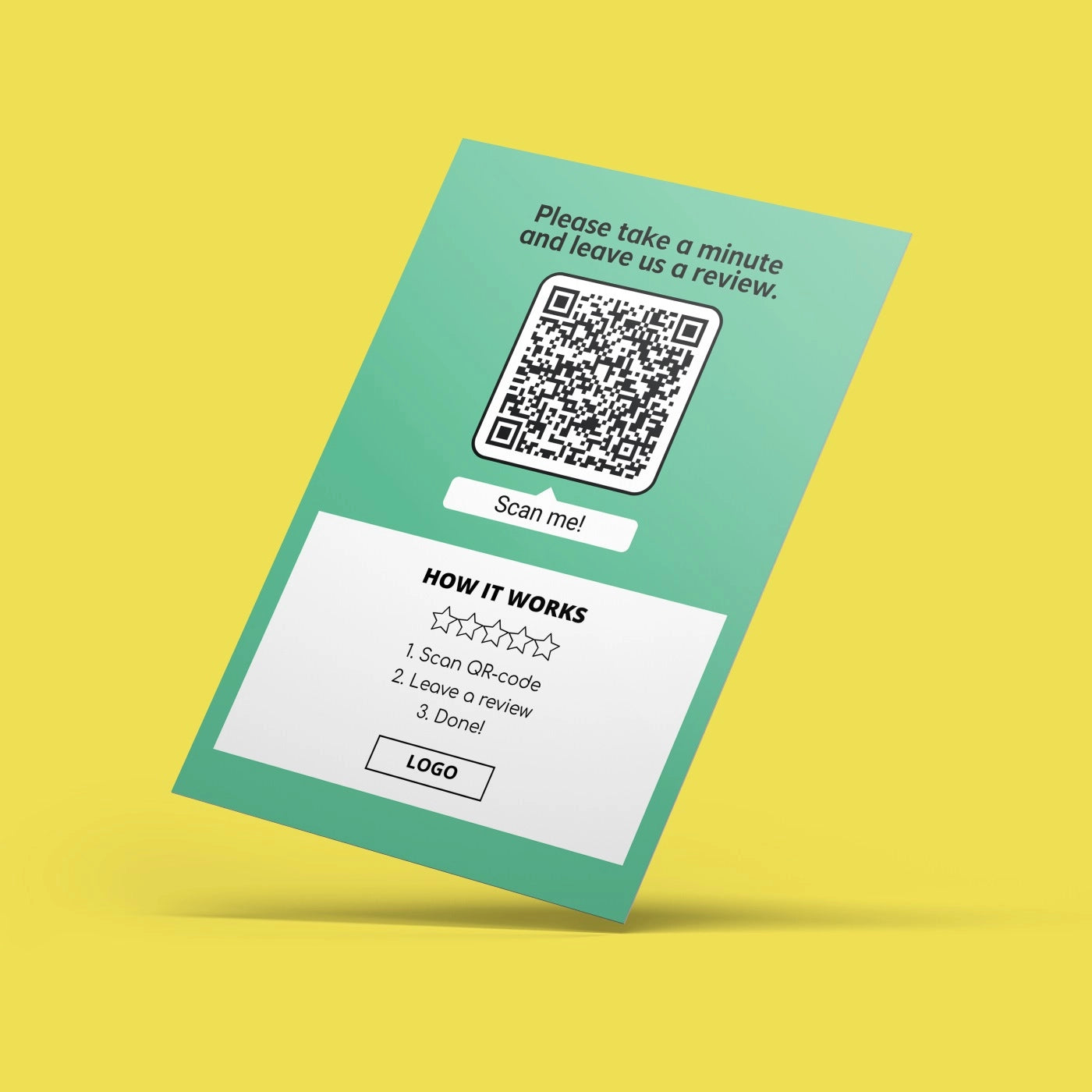 TripAdvisor QR Review Card