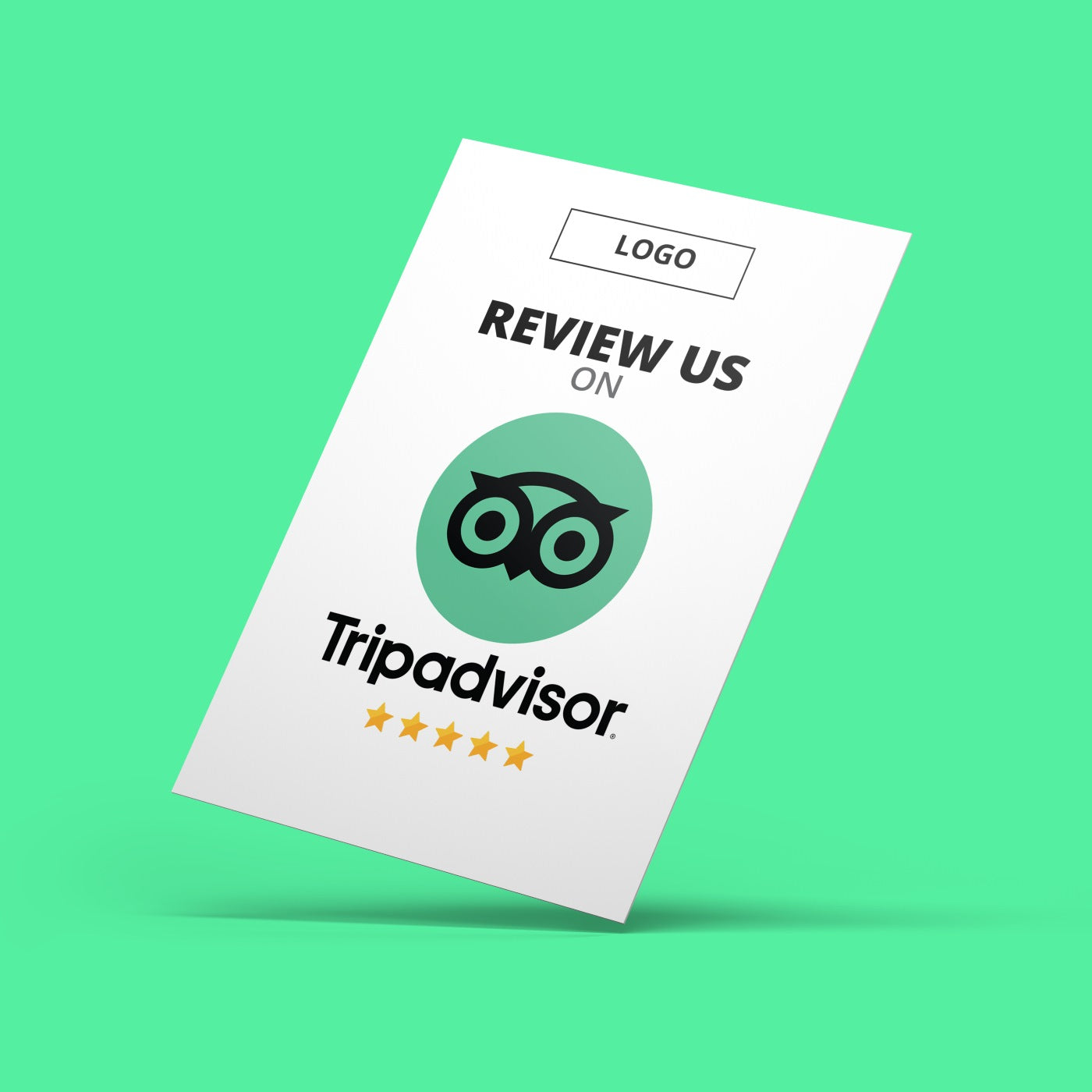 TripAdvisor QR Review Card