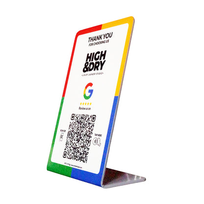 NFC Google Review Stand