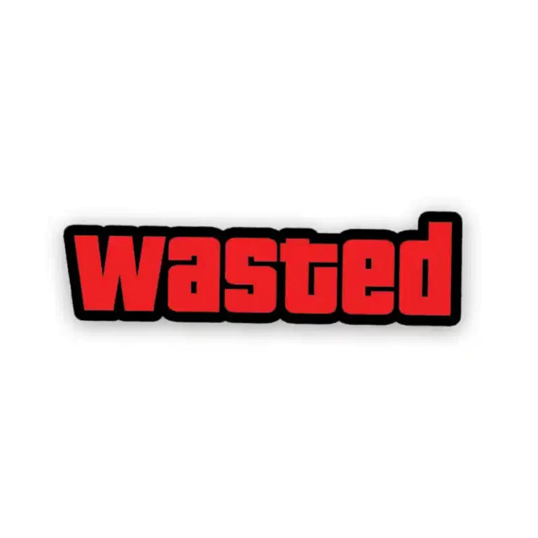 Wasted – Laptop Sticker