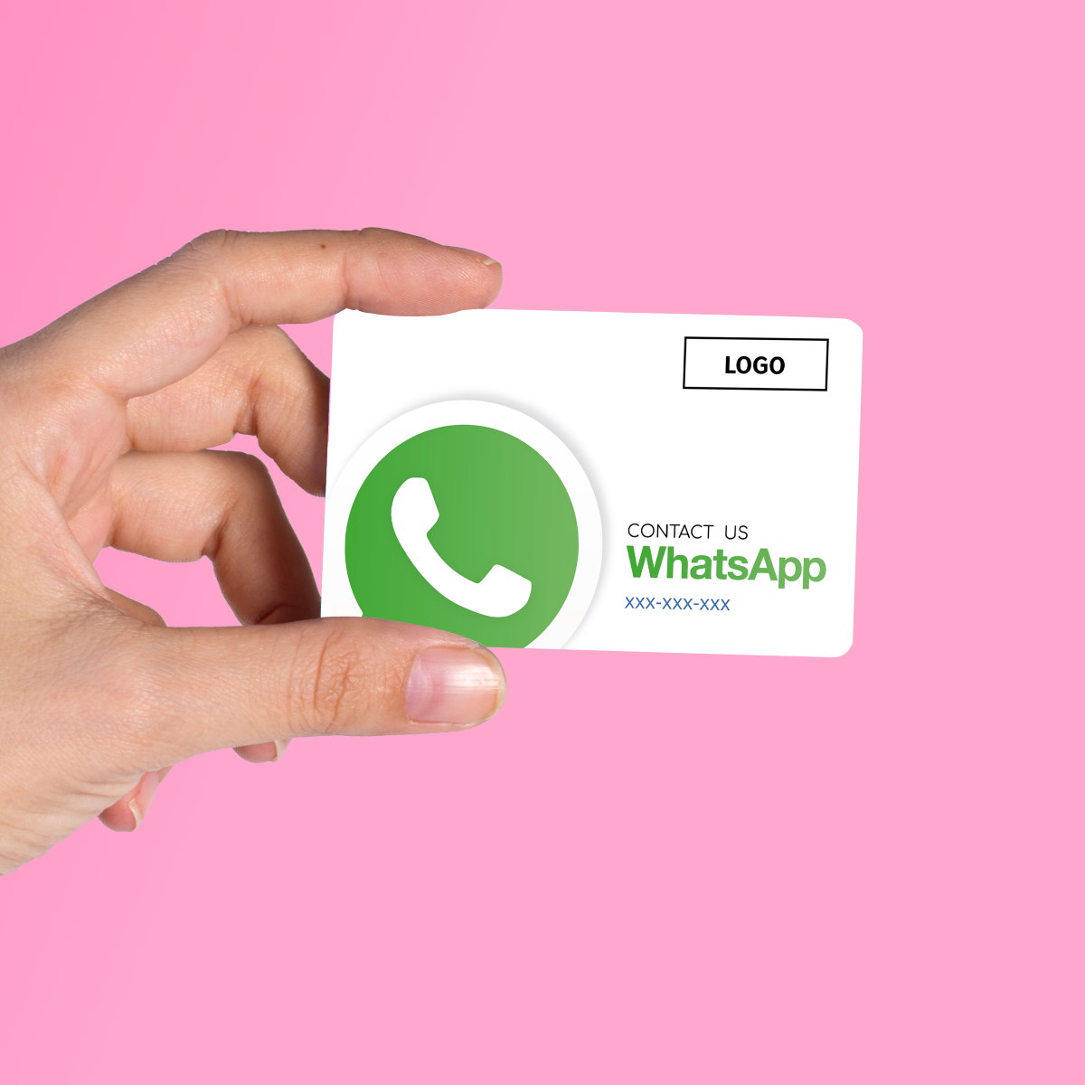 WhatsApp QR Business card