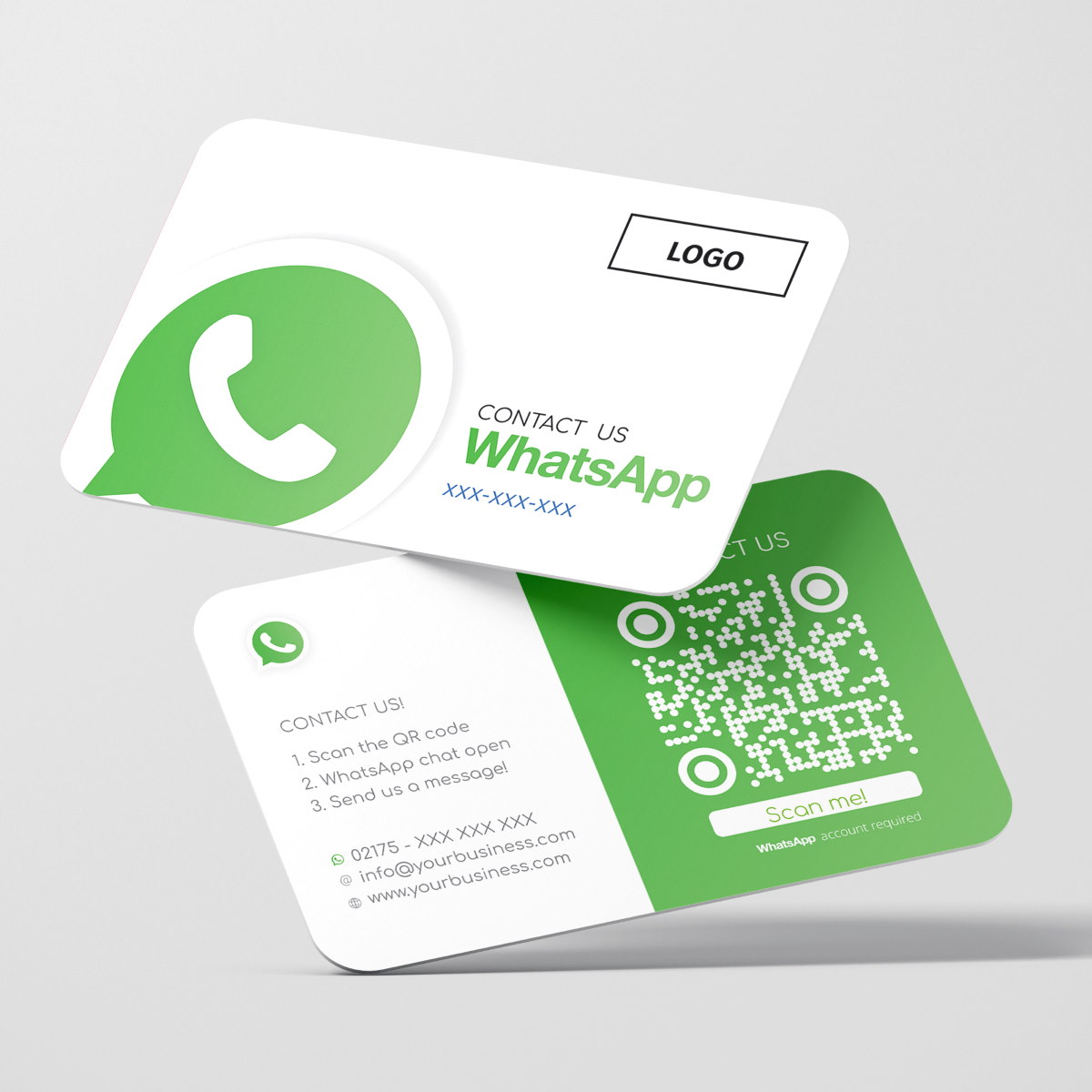WhatsApp QR Business card