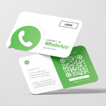 WhatsApp QR Business card