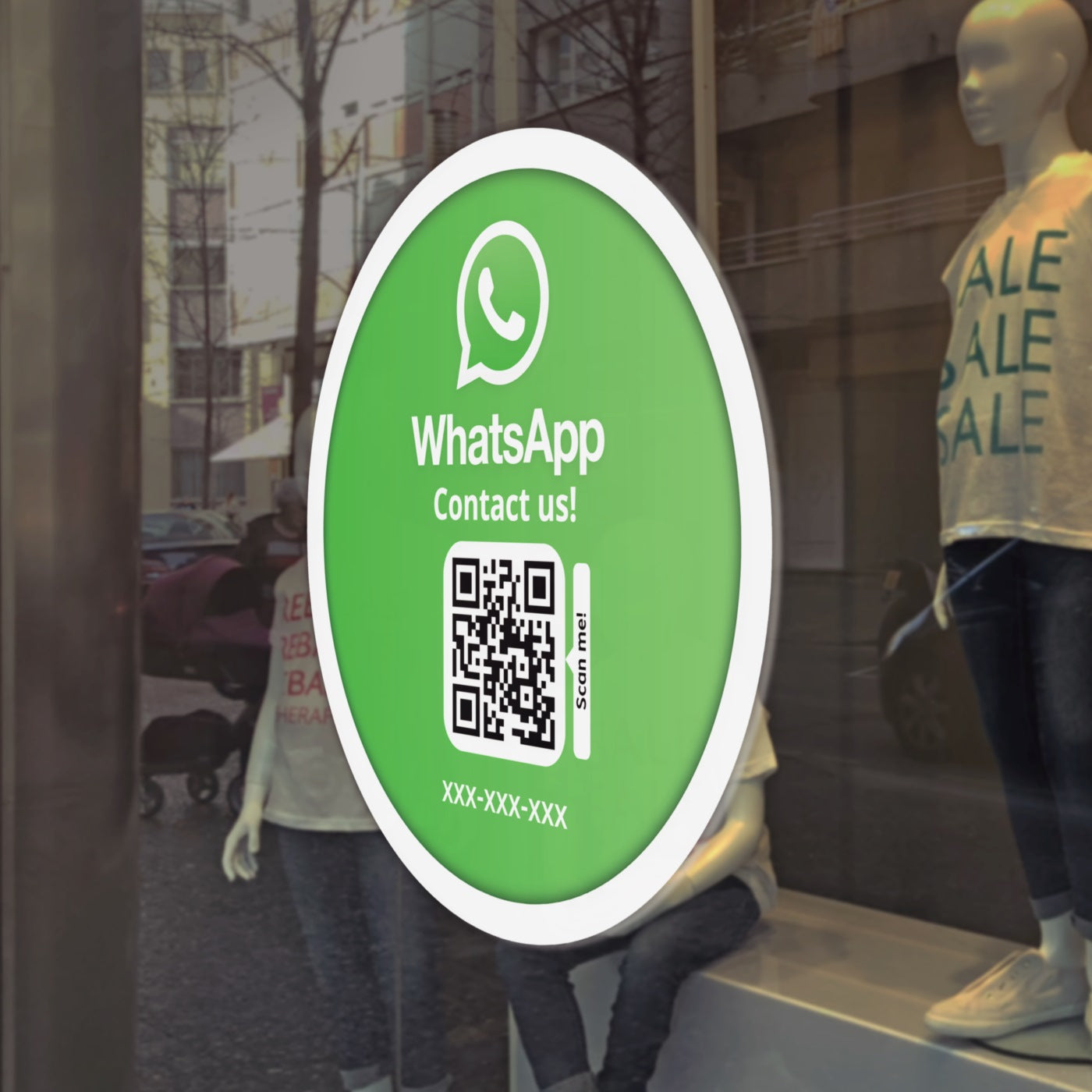 WhatsApp Sticker round